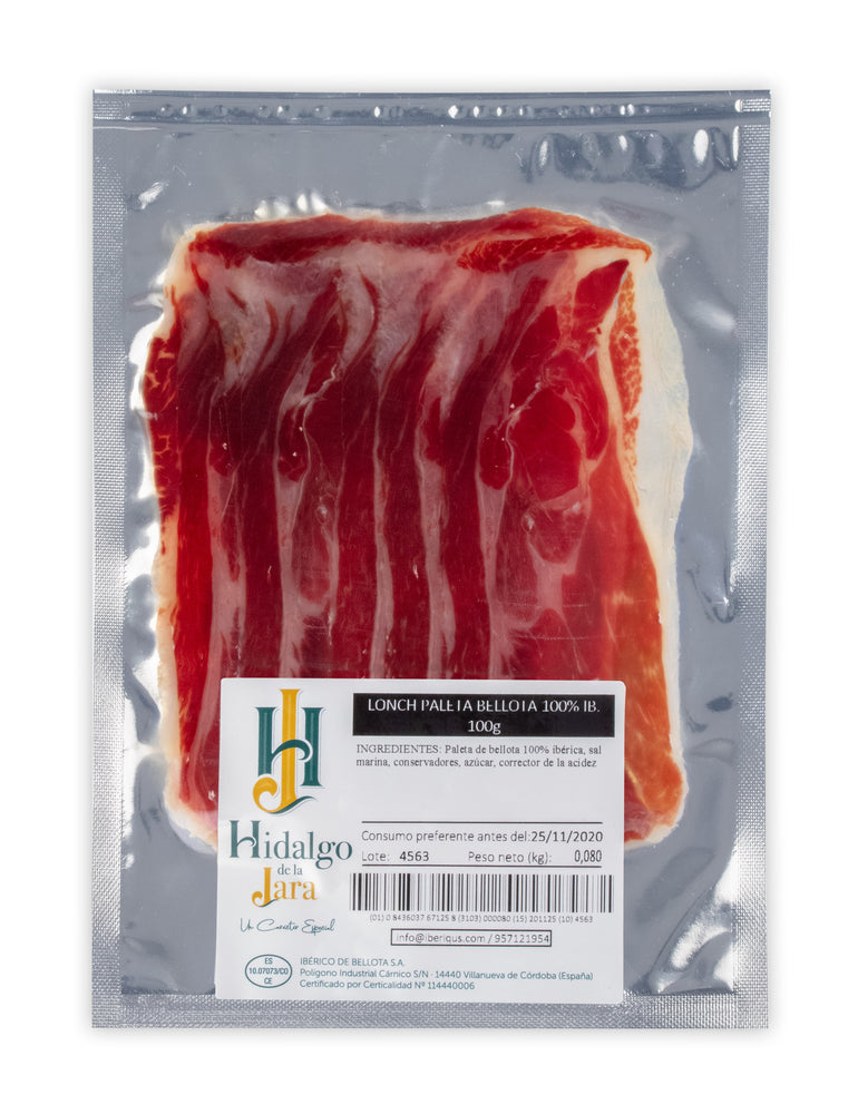 
                  
                    PALETA DE BELLOTA 100% IBÉRICA 4,5-5 kg Hidalgo de la Jara
                  
                